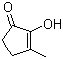 structure of CAS# 80-71-7, Methyl cyclopentenolone;2-Hydroxy-3-methyl-2-cyclopentene-1-one; 2-Hydroxy-3-methylcyclopent-2-enone