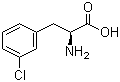 structure of CAS# 80126-51-8, L-3-Chlorophenylalanine;3-Chloro-L-phenylalanine; 3-Chloro-L-Phe-OH; H-L-Phe(3-Cl)-OH