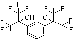 1,3-Bis(2-hydroxyhexafluoroisopropyl)benzene molecular structure (CAS 802-93-7)