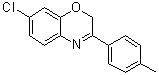 结构式 CAS# 80306-38-3, 7-氯-3-(4-甲基苯基)-2H-1,4-苯并恶嗪