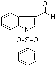 结构式 CAS# 80360-20-9, 1-苯磺酰基-1H-吲哚-3-甲醛