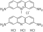 structure of CAS# 8063-24-9, Acriflavine hydrochloride