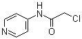 structure of CAS# 80650-46-0, 2-Chloro-N-4-pyridinylacetamide;2-Chloro-N-(pyridin-4-yl)acetamide