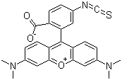 structure of CAS# 80724-20-5, Tetramethylrhodamine isothiocyanate