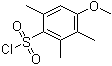 structure of CAS# 80745-07-9, 4-Methoxy-2,3,6-trimethylphenylsulfonyl chloride;4-Methoxy-2,3,6-trimethylbenzenesulfonyl chloride