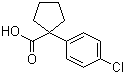 结构式 CAS# 80789-69-1, 1-(4-氯苯基)-1-环戊烷甲酸