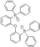 structure of CAS# 808142-23-6, Bis[2-((oxo)diphenylphosphino)phenyl] ether;Bis[2-(diphenylphosphino)phenyl] ether oxide