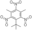 structure of CAS# 81-15-2, Musk xylene;2,4,6-Trinitro-1,3-dimethyl-5-tert-butylbenzene; 2,4,6-Trinitro-5-tert-butyl-1,3-xylene; 5-tert-Butyl-2,4,6-trinitro-m-xylene