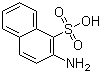 结构式 CAS# 81-16-3, 2-萘胺-1-磺酸; 2-氨基-1-萘磺酸; 吐氏酸