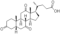 structure of CAS# 81-23-2, Dehydrocholic acid;3,7,12-Trioxo-5beta-cholan-24-oic acid