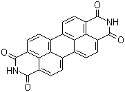 structure of CAS# 81-33-4, 3,4,9,10-Perylenetetracarboxylic diimide