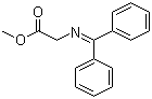 结构式 CAS# 81167-39-7, N-(二苯基亚甲基)甘氨酸甲酯