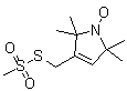 structure of CAS# 81213-52-7, (1-Oxyl-2,2,5,5-tetramethyl-delta3-pyrroline-3-methyl)methanethiosulfonate;MTS; MTS (spin label); MTSL; MTSSL