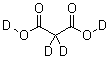 Malonic acid-d<sub>4</sub> molecular structure (CAS 813-56-9)