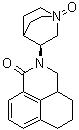 structure of CAS# 813425-83-1, Palonosetron-N-oxide;(3aS)-2,3,3a,4,5,6-Hexahydro-2-[(3S)-1-oxido-1-azabicyclo[2.2.2]oct-3-yl]-1H-benz[de]isoquinolin-1-one