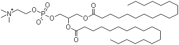 structure of CAS# 816-94-4, Distearoyl phosphatidylcholine;1,2-Distearoyl-sn-glycero-3-phosphocholine; (R)-(7-lauroyl-4-oxido-10-oxo-3,5,9-trioxa-4-phosphaheptacosyl)trimethylammonium 4-oxide