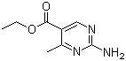 结构式 CAS# 81633-29-6, 2-氨基-4-甲基嘧啶-5-羧酸乙酯