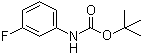 structure of CAS# 81740-18-3, Tert-Butyl 3-fluorophenylcarbamate;N-Boc-3-fluoroaniline