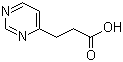 结构式 CAS# 819850-17-4, 3-嘧啶-4-基丙酸