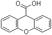 结构式 CAS# 82-07-5, 呫吨-9-羧酸