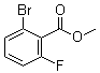结构式 CAS# 820236-81-5, 2-溴-6-氟苯甲酸甲酯