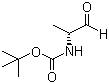 结构式 CAS# 82353-56-8, (R)-2-(叔丁氧羰基氨基)丙醛