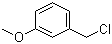 structure of CAS# 824-98-6, 3-Methoxybenzyl chloride;1-Chloromethyl-3-methoxybenzene; 3-(Chloromethyl)anisole