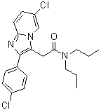 结构式 CAS# 82626-01-5, 阿吡坦