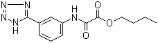 structure of CAS# 82989-25-1, Tazalest;2-Oxo-2-[[3-(2H-tetrazol-5-yl)phenyl]amino]acetic acid butyl ester; TO 188; Tazanol; Tazanolast; WP 833