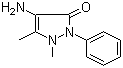 4-氨基安替比林分子结构 (CAS 83-07-8)