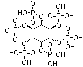 structure of CAS# 83-86-3, Phytic acid;myo-Inositol hexakis(phosphate); myo-Inositol hexaphosphate