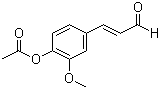 structure of CAS# 83071-67-4, (E)-4-Acetoxy-3-methoxycinnamaldehyde;(E)-3-Methoxy-4-acetoxycinnamal