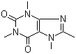 structure of CAS# 832-66-6, 1-Methylcaffeine;1,3,7,8-Tetramethylxanthine; 1,3,7,8-Tetramethylpurine-2,6-dione