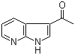 结构式 CAS# 83393-46-8, 3-乙酰基-7(1H)-氮杂吲哚
