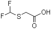 结构式 CAS# 83494-32-0, 二氟甲基硫乙酸