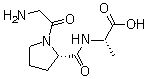 Glycyl-L-prolyl-L-alanine molecular structure (CAS 837-83-2)