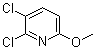 structure of CAS# 83732-68-7, 2,3-Dichloro-6-methoxypyridine