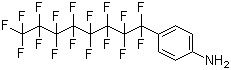 structure of CAS# 83766-52-3, 4-Perfluorooctylaniline;4-(Heptadecafluorooctyl)aniline