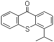 structure of CAS# 83846-86-0, 4-Isopropylthioxanthone ;4-Isopropyl-9H-thioxanthen-9-one