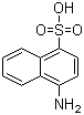 结构式 CAS# 84-86-6, 对氨基萘磺酸; 4-氨基-1-萘磺酸