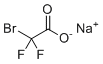 structure of CAS# 84349-27-9, Sodium bromodifluoroacetate;sodium 2-bromo-2,2-difluoroacetate