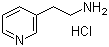 结构式 CAS# 84359-16-0, 3-(2-氨基乙基)吡啶盐酸盐