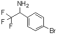 结构式 CAS# 843608-46-8, 1-(4-溴苯基)-2,2,2-三氟乙胺