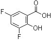 结构式 CAS# 84376-20-5, 3,5-二氟水杨酸