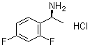 结构式 CAS# 844647-37-6, [(S)-1-(2,4-二氟苯基)乙基]胺盐酸盐