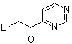 结构式 CAS# 845504-81-6, 2-溴-1-(4-嘧啶基)乙酮