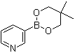 结构式 CAS# 845885-86-1, 吡啶-3-硼酸新戊二醇酯