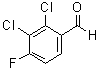structure of CAS# 845907-07-5, 2,3-Dichloro-4-fluorobenzaldehyde