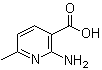 结构式 CAS# 846021-26-9, 2-氨基-6-甲基烟酸