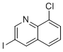 结构式 CAS# 847727-21-3, 8-氯-3-碘喹啉